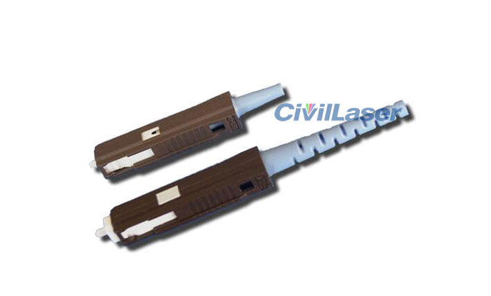 MU Singal Mode Singal Core Fiber Optic Connector